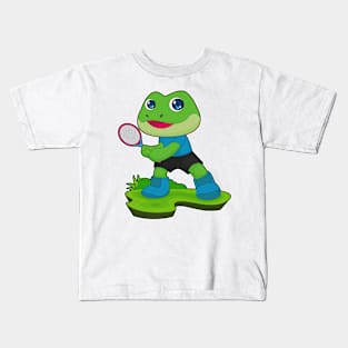 Frog Tennis Tennis racket Sports Kids T-Shirt